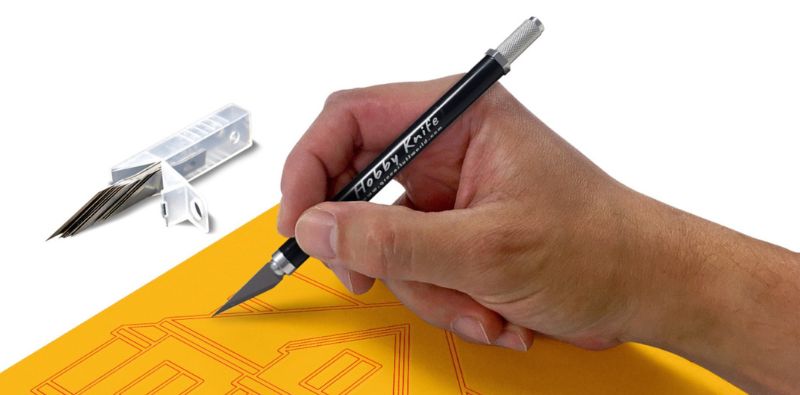 sharp hobby knife
